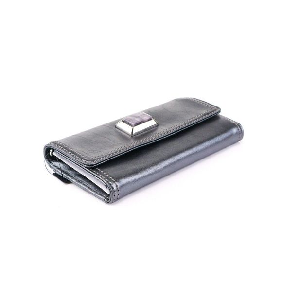 NWT Marc By Marc Jacobs LIMITED EDTION Jewel Wallet Metallic Graphite - Picture 5 of 8